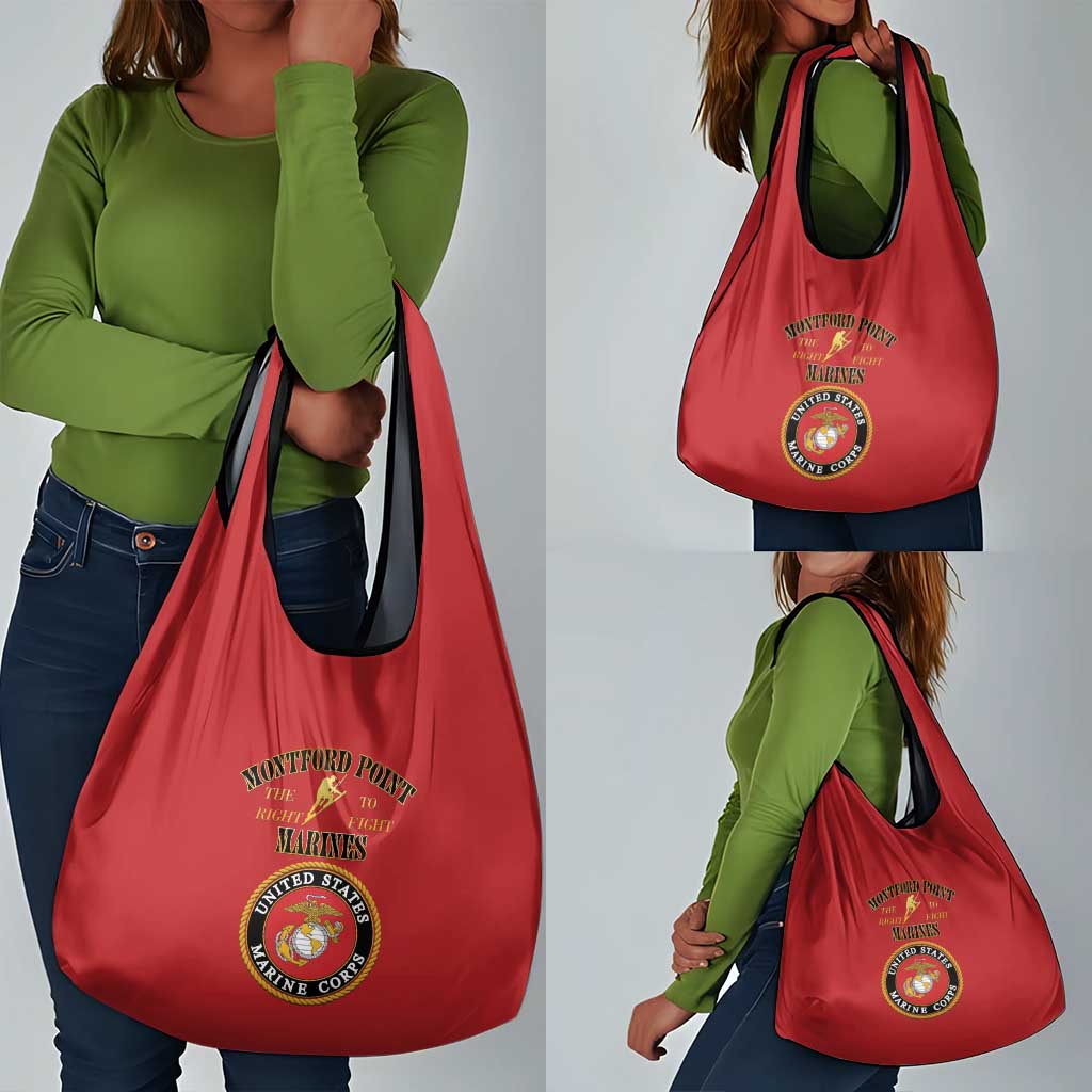 Montford Point Marines Grocery Bag African American Heroes Red - African Pride