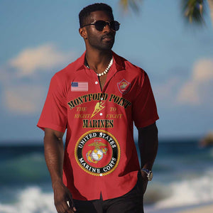 Montford Point Marines Hawaiian Shirt African American Heroes Red - African Pride