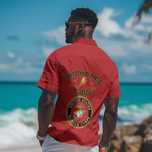 Montford Point Marines Hawaiian Shirt African American Heroes Red - African Pride