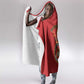 Montford Point Marines Hooded Blanket African American Heroes Red - African Pride