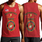 Montford Point Marines Men Tank Top African American Heroes Red - African Pride