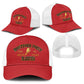 Montford Point Marines Mesh Trucker Cap African American Heroes Red - African Pride