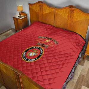 Montford Point Marines Quilt African American Heroes Red - African Pride
