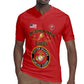 Montford Point Marines Rugby Jersey African American Heroes Red - African Pride