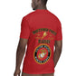 Montford Point Marines Rugby Jersey African American Heroes Red - African Pride