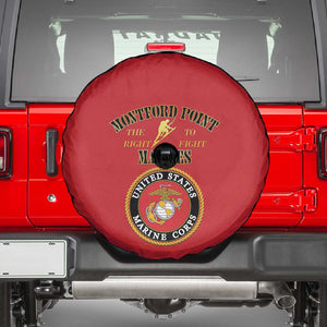Montford Point Marines Spare Tire Cover African American Heroes Red - African Pride