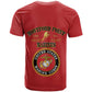 Montford Point Marines T shirt African American Heroes Red - African Pride
