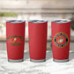 Montford Point Marines Tumbler Cup African American Heroes Red - African Pride