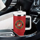 Montford Point Marines Tumbler With Handle African American Heroes Red - African Pride