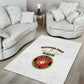 Montford Point Marines Area Rug African American Heroes White - African Pride