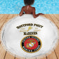 Montford Point Marines Beach Blanket African American Heroes White - African Pride