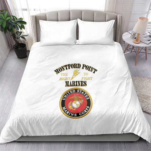 Montford Point Marines Bedding Set African American Heroes White - African Pride