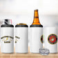 Montford Point Marines 4 in 1 Can Cooler Tumbler African American Heroes White - African Pride