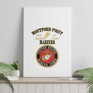 Montford Point Marines Canvas Wall Art African American Heroes White - African Pride