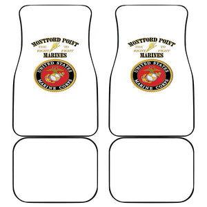 Montford Point Marines Car Mats African American Heroes White - African Pride