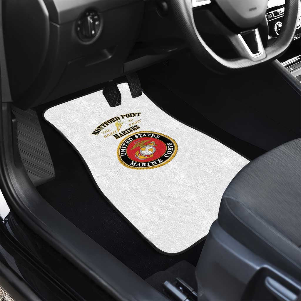 Montford Point Marines Car Mats African American Heroes White - African Pride