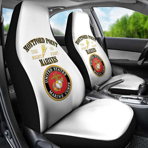 Montford Point Marines Car Seat Cover African American Heroes White - African Pride