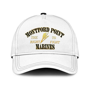 Montford Point Marines Classic Cap African American Heroes White - African Pride