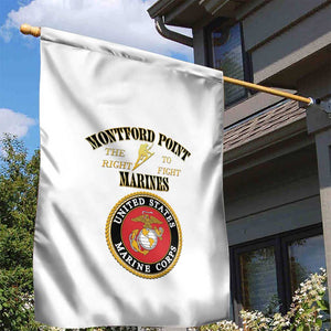 Montford Point Marines Garden Flag African American Heroes White - African Pride