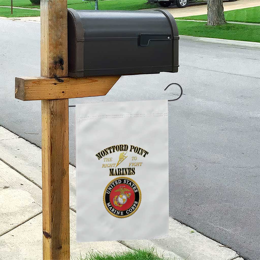 Montford Point Marines Garden Flag African American Heroes White - African Pride