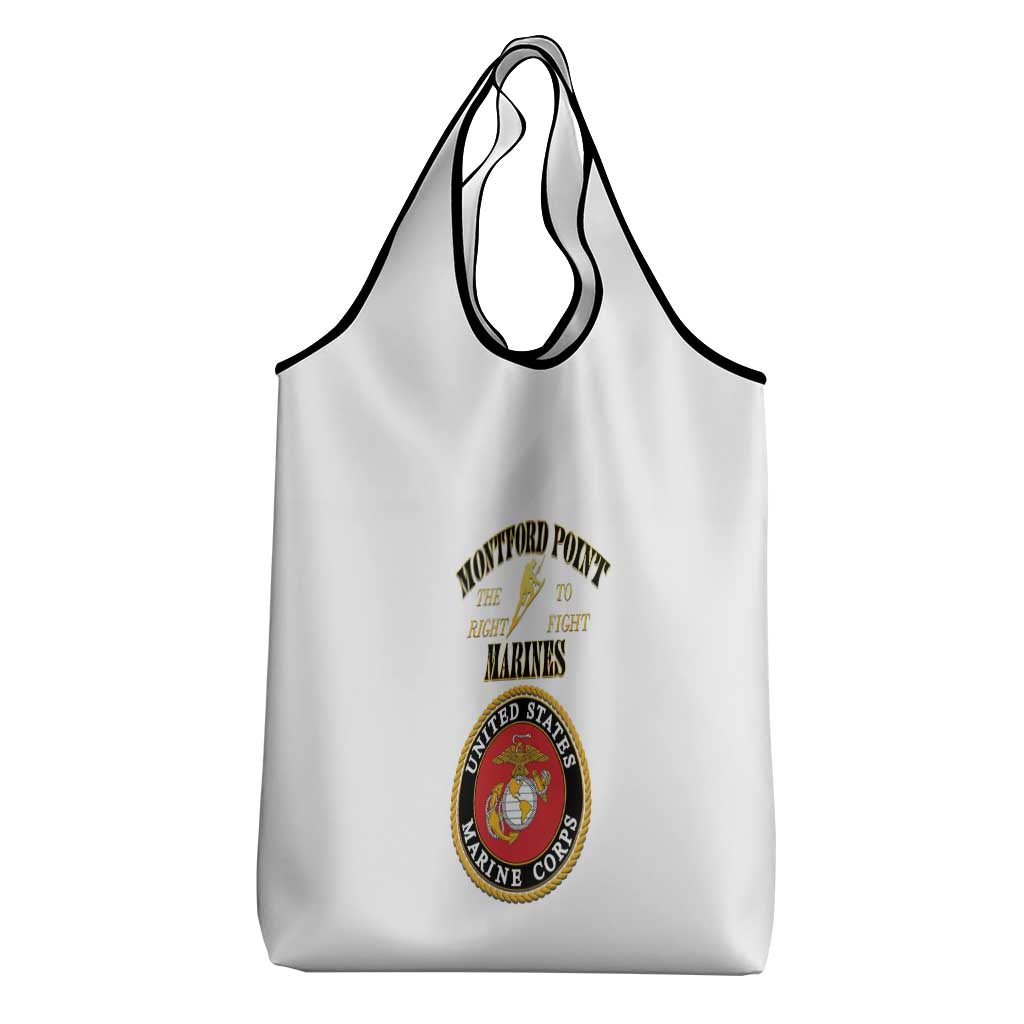 Montford Point Marines Grocery Bag African American Heroes White - African Pride