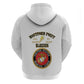 Montford Point Marines Hoodie African American Heroes White - African Pride