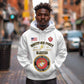 Montford Point Marines Hoodie African American Heroes White - African Pride
