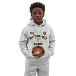Montford Point Marines Kid Hoodie African American Heroes White - African Pride