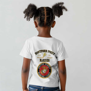 Montford Point Marines Kid T shirt African American Heroes White - African Pride