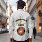 Montford Point Marines Long Sleeve Button Shirt African American Heroes White - African Pride