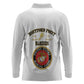 Montford Point Marines Long Sleeve Polo Shirt African American Heroes White - African Pride