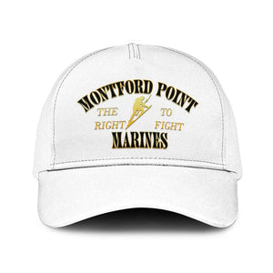 Montford Point Marines Mesh Trucker Cap African American Heroes White - African Pride