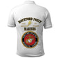 Montford Point Marines Polo Shirt African American Heroes White - African Pride