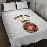 Montford Point Marines Quilt Bed Set African American Heroes White - African Pride