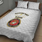 Montford Point Marines Quilt Bed Set African American Heroes White - African Pride