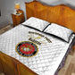 Montford Point Marines Quilt Bed Set African American Heroes White - African Pride