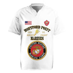 Montford Point Marines Rugby Jersey African American Heroes White - African Pride