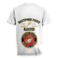 Montford Point Marines Rugby Jersey African American Heroes White - African Pride