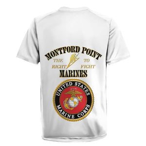 Montford Point Marines Rugby Jersey African American Heroes White - African Pride