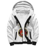 Montford Point Marines Sherpa Hoodie African American Heroes White - African Pride