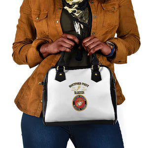 Montford Point Marines Shoulder Handbag African American Heroes White - African Pride
