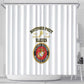 Montford Point Marines Shower Curtain African American Heroes White - African Pride