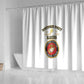 Montford Point Marines Shower Curtain African American Heroes White - African Pride