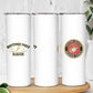 Montford Point Marines Skinny Tumbler African American Heroes White - African Pride