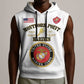 Montford Point Marines Sleeveless Hoodie African American Heroes White - African Pride