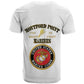 Montford Point Marines T shirt African American Heroes White - African Pride