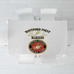 Montford Point Marines Tablecloth African American Heroes White - African Pride