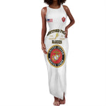 Montford Point Marines Tank Maxi Dress African American Heroes White - African Pride