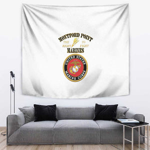 Montford Point Marines Tapestry African American Heroes White - African Pride
