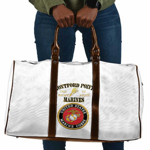African American Marine Corps Legacy Travel Bag Montford Point Heritage White